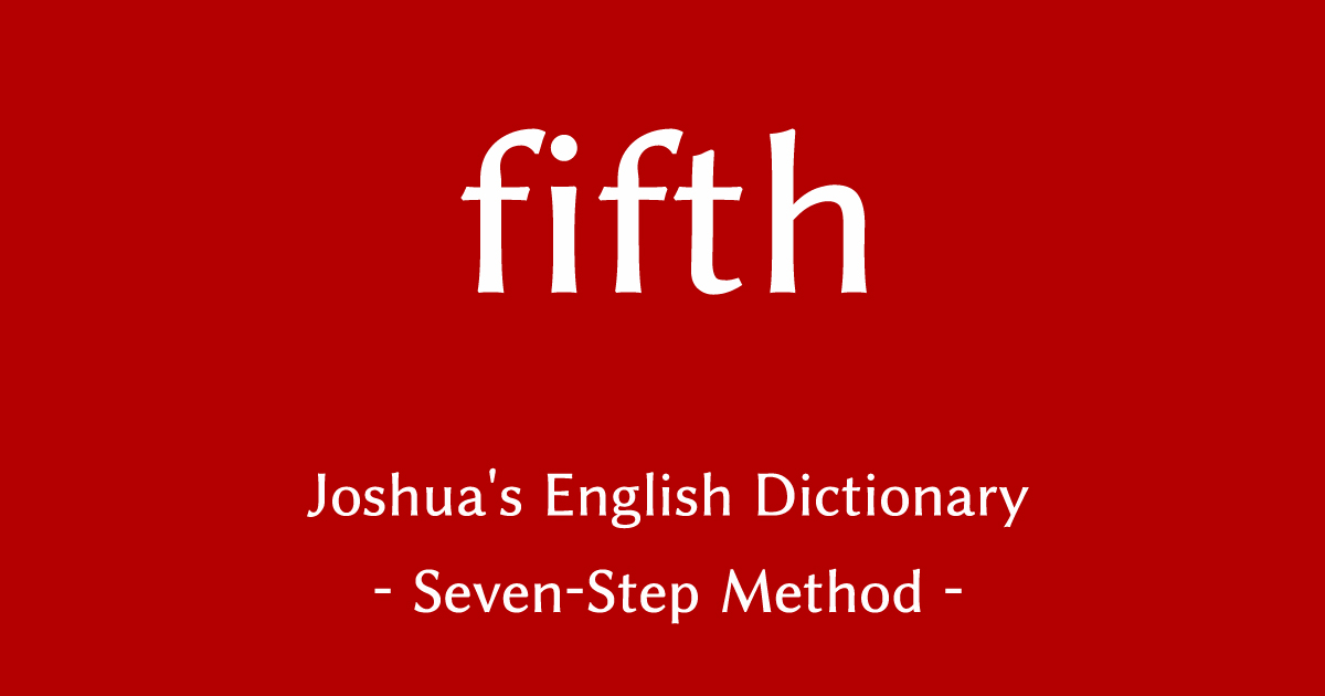 fifth-Definition-Meaning